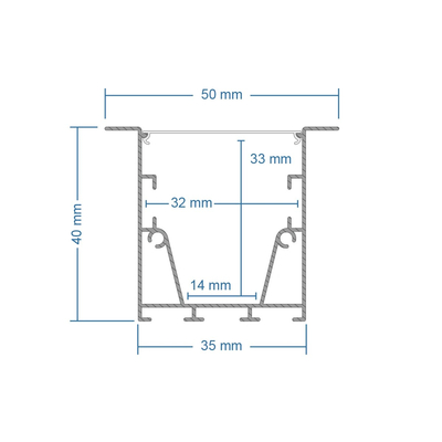 GLOBOSTAR® ALP-CORNER-IN90 RECESSA 61792 Χωνευτό Προφίλ Αλουμινίου Γωνία με Λευκό Γαλακτερό Πατητό Κάλυμμα για Ταινίες LED IP20 - Μαύρο Ματ - Μ30 x Π3.5 x Υ4cm