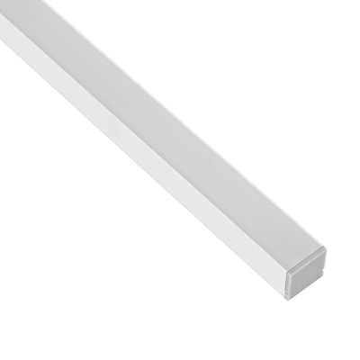 GLOBOSTAR® ALP-LINEAR GLOWTRACK 61796-3M Επιφανειακό Προφίλ Αλουμινίου με Λευκό Γαλακτερό Πατητό Κάλυμμα για Ταινίες LED IP20 - Λευκό Ματ - Μ30 x Π2 x Υ2cm - Πακέτο 5 Τεμαχίων