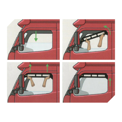 ΑΝΤΙΚΟΥΝΟΥΠΙΚΟ ΔΙΧΤΥ/ΠΛΕΓΜΑ ΠΑΡΑΘΥΡΟΥ ΜΕ ΠΛΑΙΣΙΟ MOSQUITO NET ΓΙΑ DAF XF 106 10/2012-05/2021 LAMPA - 1 ΤΕΜ.