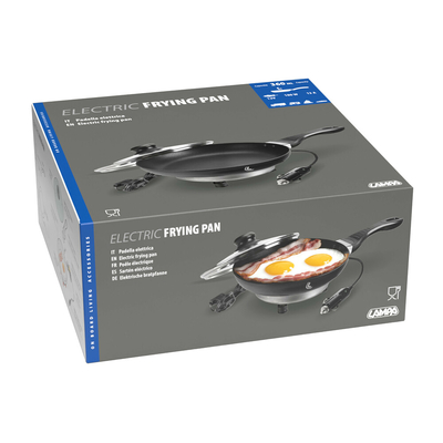 ΤΗΓΑΝΙ ΗΛΕΚΤΡΙΚΟ ELECTRIC FRYING PAN 12V 180W 13A Φ20cm 360ml ΜΕ ΦΙΣ ΑΝΑΠΤΗΡΑ LAMPA - 1 ΤΕΜ.