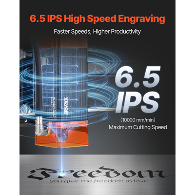 Μηχανή χάραξης λέιζερ VEVOR 10W με συμπιεσμένη προστασία ματιών