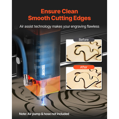 Μηχανή χάραξης λέιζερ VEVOR 10W με συμπιεσμένη προστασία ματιών