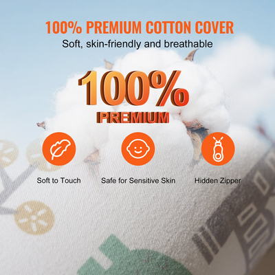 VEVOR Baby Lounger Baby Nest Sleeeper για νεογέννητο 100% βαμβάκι με προσκέφαλο