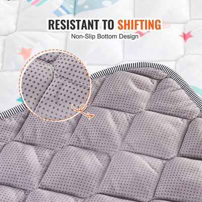 VEVOR 50"x50" παιδικό χαλάκι παιχνιδιού Παιδικό χαλάκι που σέρνεται μαλακό δάπεδο χαλάκι παιδικής δραστηριότητας