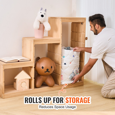 VEVOR 50"x50" παιδικό χαλάκι παιχνιδιού Παιδικό χαλάκι που σέρνεται μαλακό δάπεδο χαλάκι παιδικής δραστηριότητας