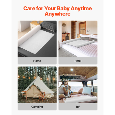 Προφυλακτήρας κρεβατιού VEVOR Toddlers 52 σε αντιολισθητικό αφρό κρεβατιού προστατευτικός προφυλακτήρας ράγας ελαφρύς