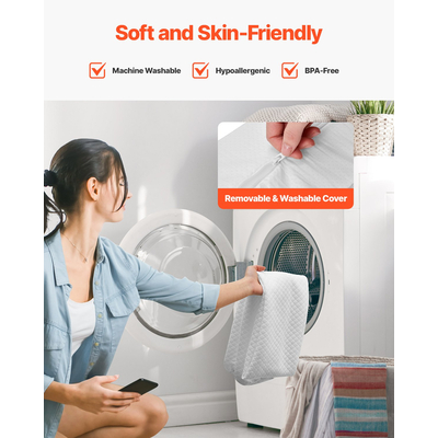 Ελαφρύς προφυλακτήρας κρεβατιού VEVOR Toddlers 56 σε αντιολισθητικό αφρό κρεβατιού προστατευτικός προφυλακτήρας ράγας