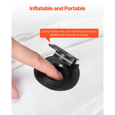 VEVOR προφυλακτήρας κρεβατιού για νήπια 52 σε φουσκωτό προστατευτικό κιγκλίδωμα κρεβατιού με πτερύγιο 2 πακέτα