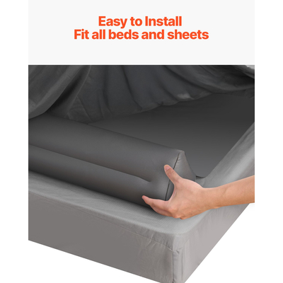 Φουσκωτό προφυλακτήρας κρεβατιού VEVOR για νήπια 52 ιντσών με προστατευτικό πτερύγιο