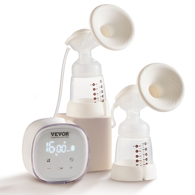 Θήλαστρα VEVOR Διπλά ηλεκτρικά θήλαστρα 4 Mode & 16 Level 300mmHg Suction