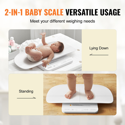 VEVOR Baby Scale Ζυγαριά Βάρους για βρέφη με λειτουργία Hold & Tare και 5 μονάδες 66LBS