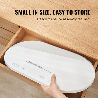 Ψηφιακή βρεφική ζυγαριά VEVOR Baby Scale με λειτουργία συγκράτησης και απόβαρης ταινίας μέτρησης