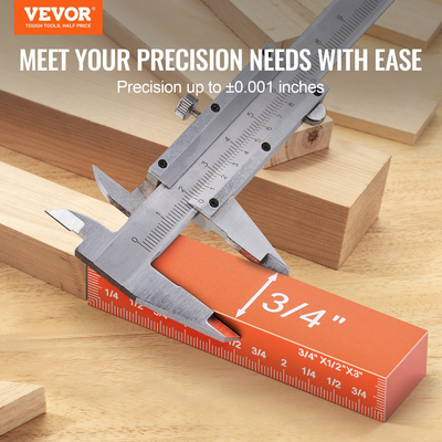 VEVOR Setup Blocks Woodworking Height Gauge Set 16PCS Ράβδοι ρύθμισης ακριβείας