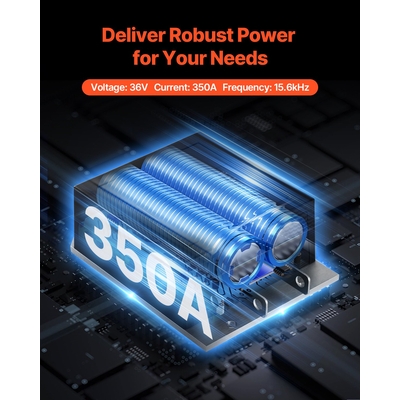 VEVOR Ελεγκτής καροτσιού γκολφ 36V 350A Ελεγκτής ταχύτητας για μοντέλα EZGO 1206-4301