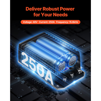 Ελεγκτής ταχύτητας VEVOR Golf Cart 48V 250A για EZGO TXT 1206HB-5201