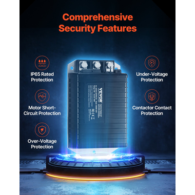 Ελεγκτής ταχύτητας VEVOR Golf Cart 48V 250A για EZGO TXT 1206HB-5201