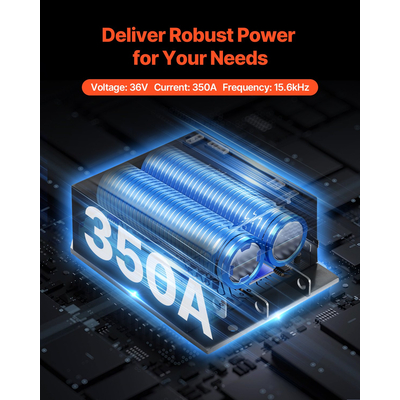 Ελεγκτής ταχύτητας VEVOR Golf Cart 36V 350A για EZGO TXT 1206MX-4301