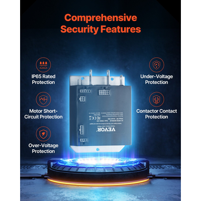 Ελεγκτής ταχύτητας VEVOR Golf Cart 36V 350A για EZGO TXT 1206MX-4301