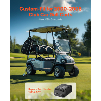Ελεγκτής ταχύτητας VEVOR Golf Cart 48V 250A για Club Car 1510A-5251
