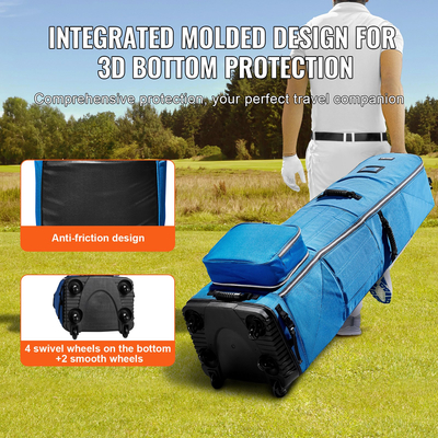 VEVOR Golf Club τσάντα ταξιδιού Κάλυμμα θήκης αποσκευών Golf με ρόδες 1200D Oxford