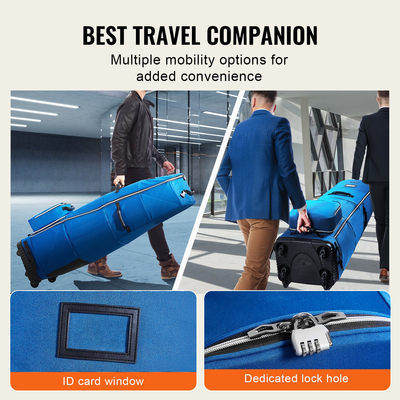 VEVOR Golf Club τσάντα ταξιδιού Κάλυμμα θήκης αποσκευών Golf με ρόδες 1200D Oxford