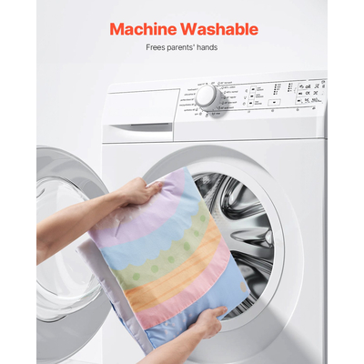 VEVOR Baby Play Gym Mat Tummy Time Activity Mat με 6 Sensory Toy 35,0" x 35,0