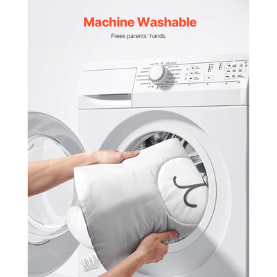 VEVOR Baby Play Gym Mat Tummy Time Activity Mat με 5 Sensory Toy 39,1" x 32,7