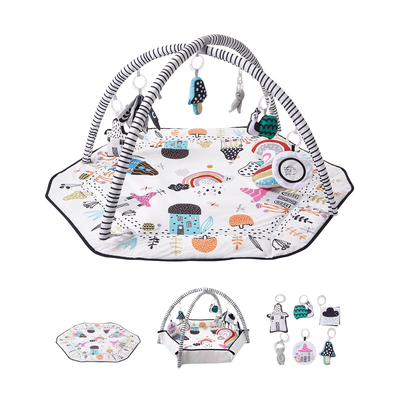 VEVOR Baby Play Gym Mat Tummy Time Activity Mat με 6 Sensory Toy 41,7" x 41,7
