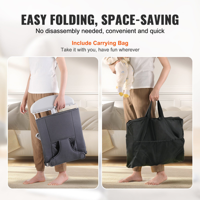 VEVOR Baby Bouncer Πτυσσόμενο κάθισμα Bouncer για μωρά με 2 γωνίες ανάκλισης