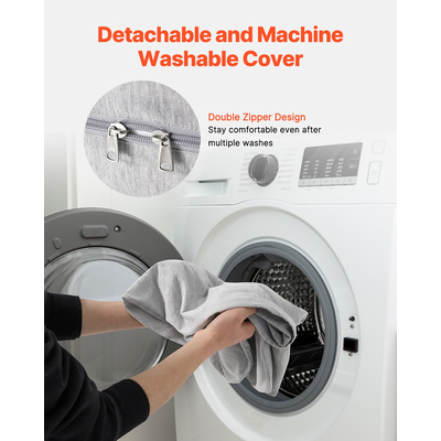 Μαξιλάρια εγκυμοσύνης VEVOR Μαξιλάρι εγκυμοσύνης σε σχήμα L Μαλακό και αναπνεύσιμο