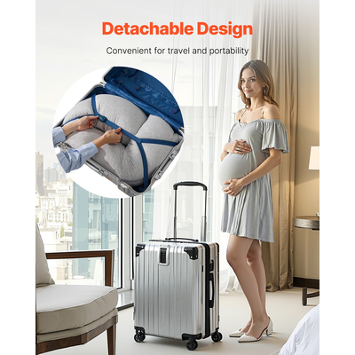 Μαξιλάρια εγκυμοσύνης VEVOR Μαξιλάρι εγκυμοσύνης σε σχήμα L Μαλακό και αναπνεύσιμο