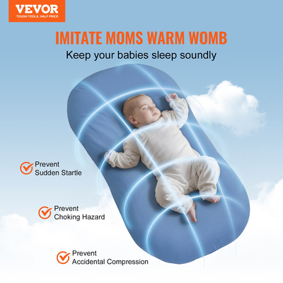 Βρεφική ξαπλώστρα VEVOR Baby Nest Sleeeper για νεογέννητο 100% βαμβακερό μαλακό βρεφικό ξαπλώστρα