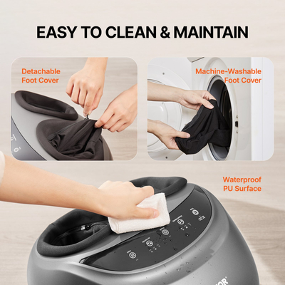 VEVOR Shiatsu Foot Massager Θερμαινόμενο Deep Kneading Feet Massager για ανακούφιση από τον πόνο