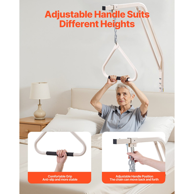 Τραπέζιο VEVOR για κινητικότητα κρεβατιού 250LBS με σφιγκτήρες και μεταλλική αλυσίδα