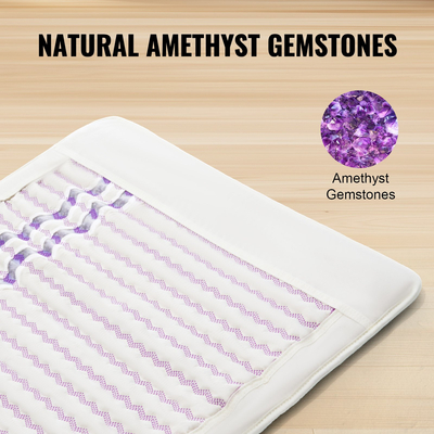 VEVOR Υπέρυθρη θερμαντική επιφάνεια Amethyst Gemstones Heat Mat with Timer 72" x 24