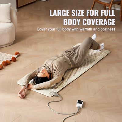 VEVOR Υπέρυθρη θερμαντική επιφάνεια Amethyst Gemstones Heat Mat with Timer 72" x 24