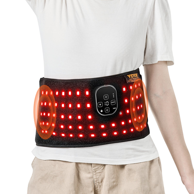 VEVOR Red Light Therapy Belt for Waist 660&850nm Red Light Therapy Pad 105 LED