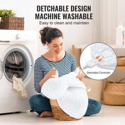 Θέρμανση τραπεζιού μασάζ VEVOR Θερμαντήρας 1" Thickened Fleece Warner with Timer