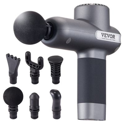 VEVOR Πιστόλι μασάζ Deep Tissue Percussion Muscle Massager με 5 ταχύτητες 6 κεφαλές