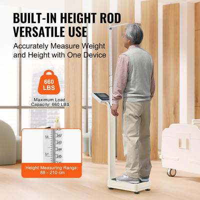 VEVOR Medical Digital Scale Professional Physician Scale for Weight Height 660LB