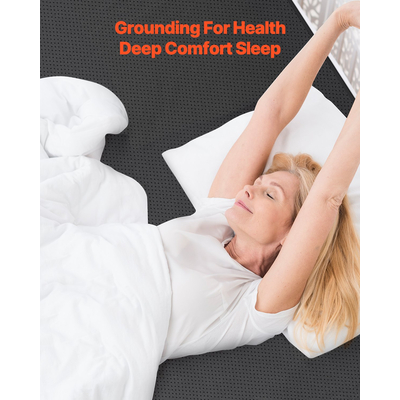 Χαλάκι γείωσης VEVOR 73 x 54 σε στρώμα γείωσης με κορδόνι για ενεργειακό άγχος ύπνου