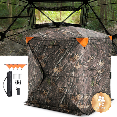 VEVOR Hunting Blind 270° See Through Ground Blind One-Way Mesh για 1-2 άτομα