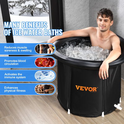 Φουσκωτή μπανιέρα VEVOR Ice Bath Bath for Athlete Cold Water Therapy Plunge Μπανιέρα Φουσκωτή μπανιέρα