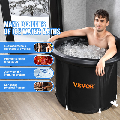 VEVOR Ice Bath Bath for Athlete Cold Water Therapy Plunge Μπανιέρα Φουσκωτή μπανιέρα