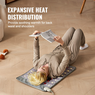 Επιφάνεια θέρμανσης VEVOR Υπέρυθρη Θέρμανση Jade & Tourmaline Stones 103 - 159℉