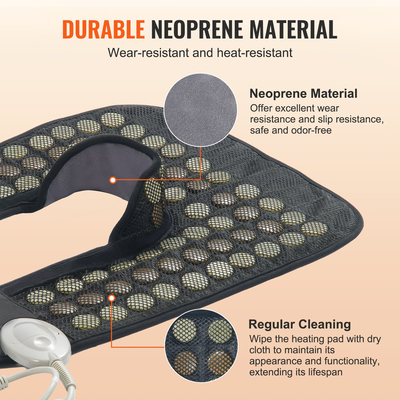 Θέρμανση VEVOR Far Infrared Heating Pad 54 Natural Jade & 30 Tourmaline Stone Heating Pad