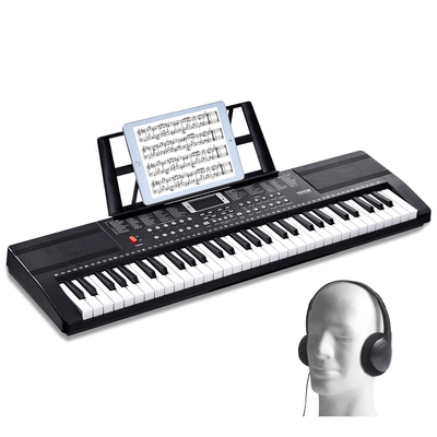 VEVOR 61 Key Digital Keyboard Piano Electric Portable 200 Tones 200 Rhythms