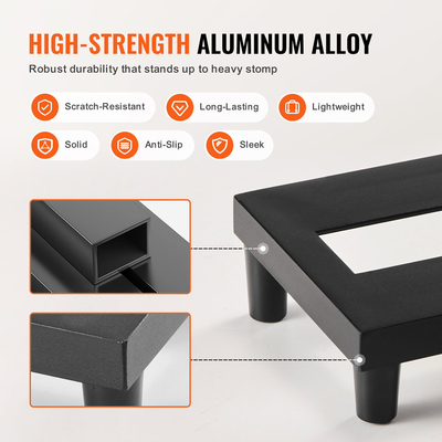 Πεντάλ κιθάρας VEVOR, 15&#039;&#039; x 5,7&#039;&#039;, κράμα αλουμινίου 0,8 lbs Super Light Guitar Effects Pedalboard with Carry Bag High Quality Velcro Fixed Strap Shoulder Strap, Accommodate 4-6 Guitar Pedals, Small