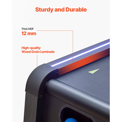 VEVOR 9 ft Roll & Score Arcade Τραπέζι παιχνιδιών Ηλεκτρονικός σκόρερ Αίθουσα παιχνιδιών 4 μπάλες