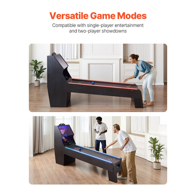 VEVOR 9 ft Roll & Score Arcade Τραπέζι παιχνιδιών Ηλεκτρονικός σκόρερ Αίθουσα παιχνιδιών 4 μπάλες